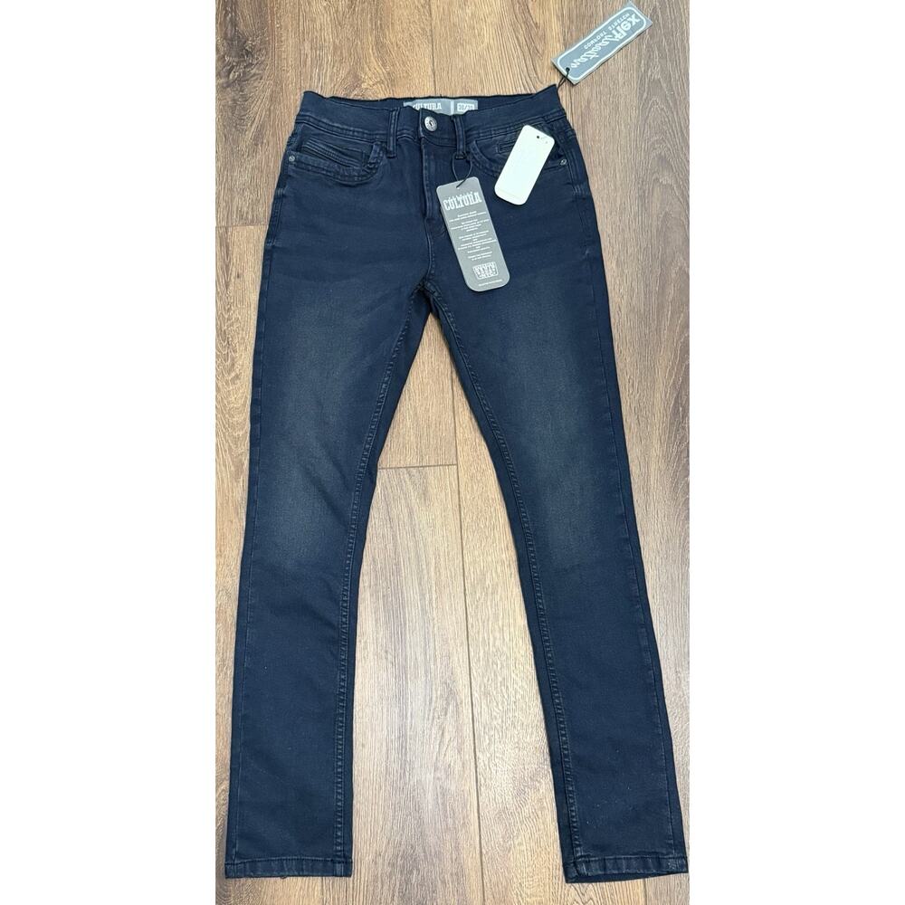 NEW Cultura Premium Men's Skinny Fit Flex Comfort Dark Jeans Size 30 X 30